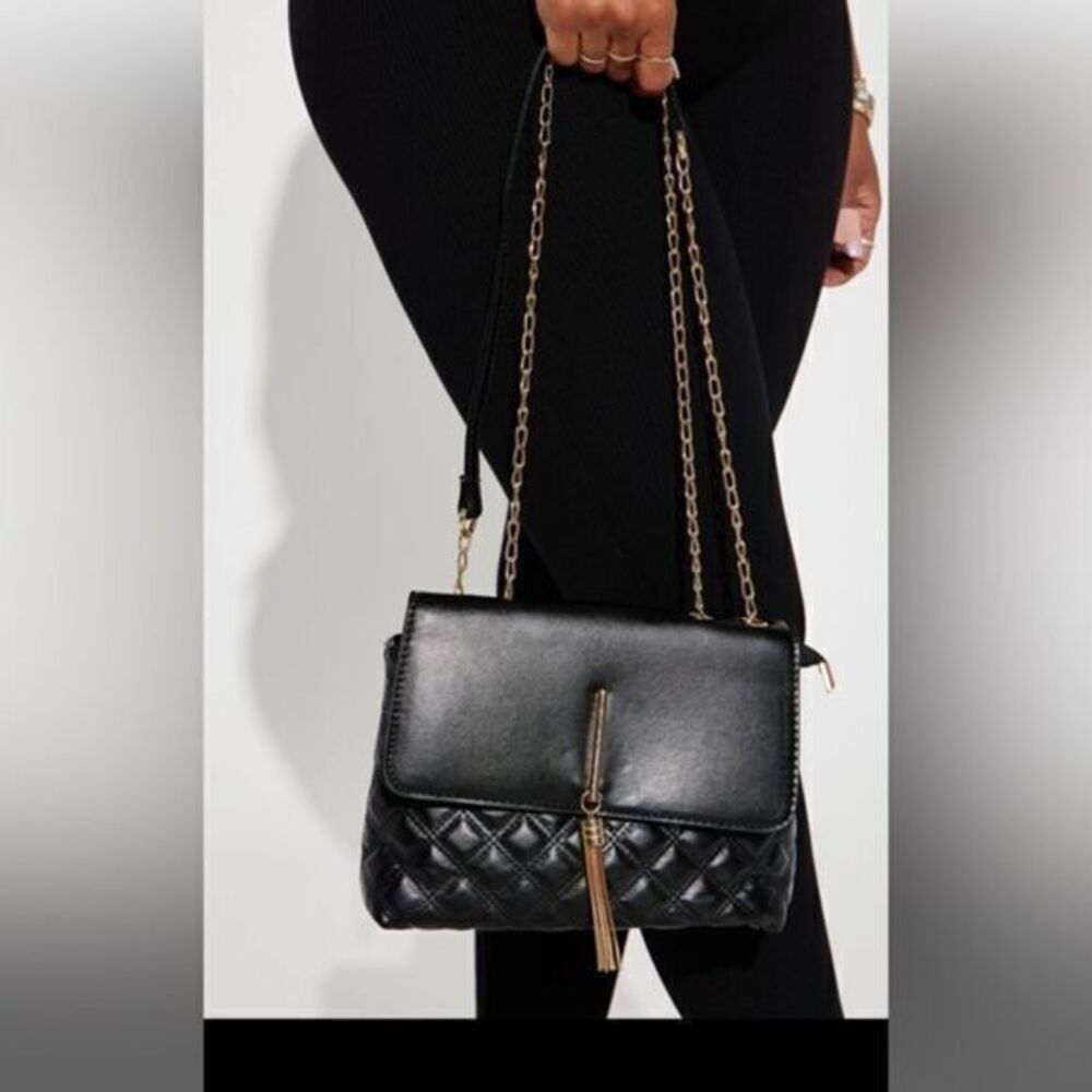 Olivia Miller Won't Settle‎ For Less Handbag - Black REFFNB